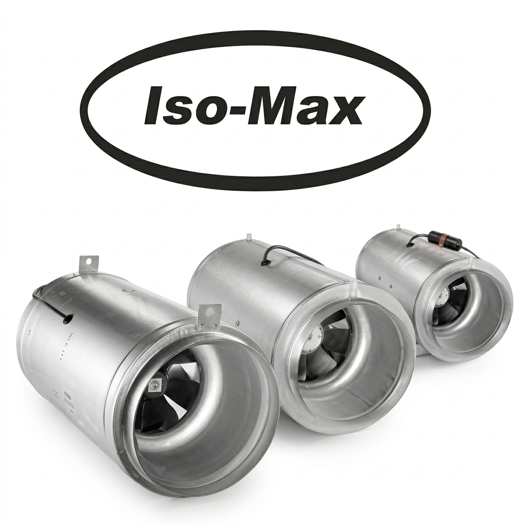 Iso Max AC Lüfter   3-STUFEN -alle Größen- (430m³ bis 870m³)